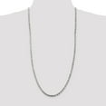 thumbnail image 2 of 925 Sterling Silver 4.25mm Rope Chain Necklace Pendant Charm, 2 of 9