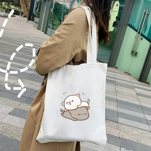 Bubu Dudu Shopping Bag Cotton Grocery Bolsas De Tela Shopper Jute Bag Bag Jute Ecobag Bolsas Reutilizables Net Sac Tissu 4 35x40cm
