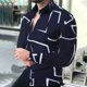 thumbnail image 1 of Camisas hawaianas con estampado geométrico de animales, camisas de playa de manga larga para hombres y mujeres, camisas de moda Voion, blusas casuales de calle para eventos sociales, 1 of 6