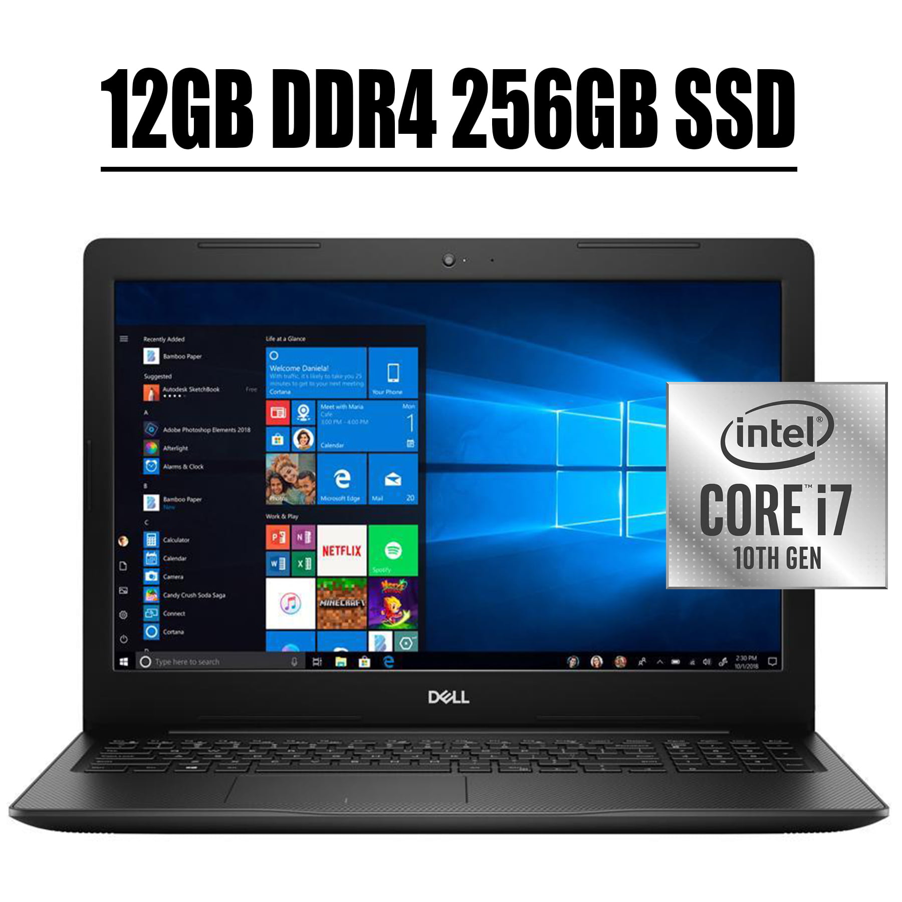 2020 Newest Dell Inspiron 15 3000 3593 Premium Laptop Computer I 15.6" FHD Touchscreen Display I
