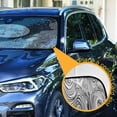 thumbnail image 3 of Yayeee Car Windshield Sun Shade Universal Fit Front Visor Protector, Black Moon, 3 of 8