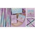 thumbnail image 6 of AZXY Valentine's Day Gift Wrapping Paper Jumbo Roll, 16"x120" Holographic Foil with Hearts & Roses, Thick & Shiny Romantic Patterns for Valentine's, Anniversary and Wedding, 6 of 8