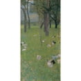 thumbnail image 2 of Gustav Klimt 14x24 Gold Ornate Framed and Double Matted Museum Art Print Titled - After the Rain (1898), 2 of 4