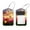 multicolored 5, variant on PhooArto 2 Pack Leather Luggage Tag with Stainless Steel Loop, Beautiful Iris Painting Baggage Handbag Travel Suitcase Tags with Name ID Card Perfect to Quickly Spot Luggage Suitcase
