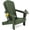 Avocado, variant on SERWALL Outdoor Adirondack Chair Set of 2 with Cup Holders,Foldable,Gray