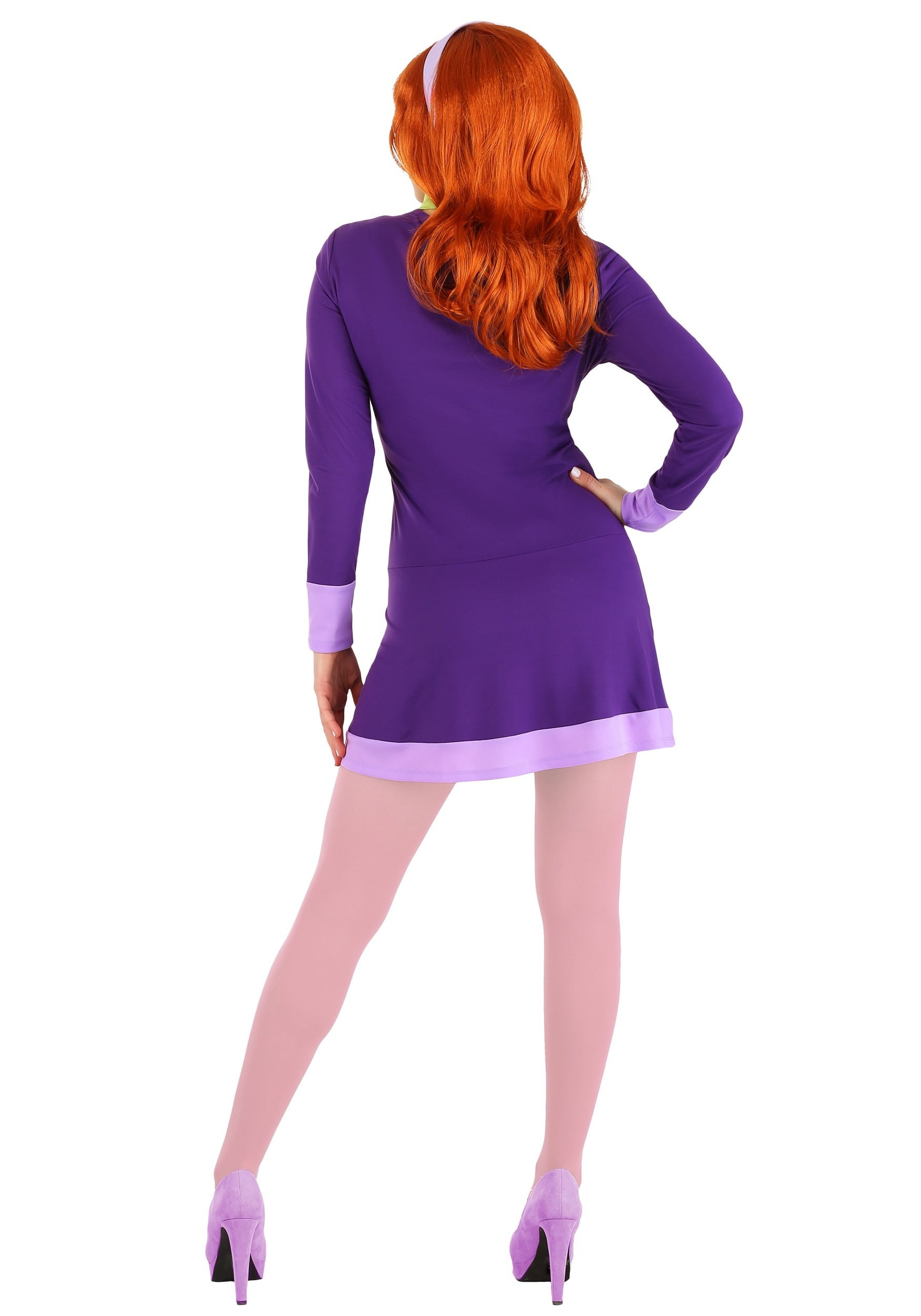 Women's Plus Size Scooby Doo Daphne. long sleeve purple dress like dap...