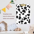 thumbnail image 4 of FORMRS Acrylic Clipboard with Low Profile Clip Standard A4 Letter Size, 12.5" x 9", Cow Spots, 4 of 8