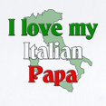 thumbnail image 2 of CafePress - I Love My Italian Papa Infant Creeper - Baby Light Bodysuit, Size Newborn - 24 Months, 2 of 4