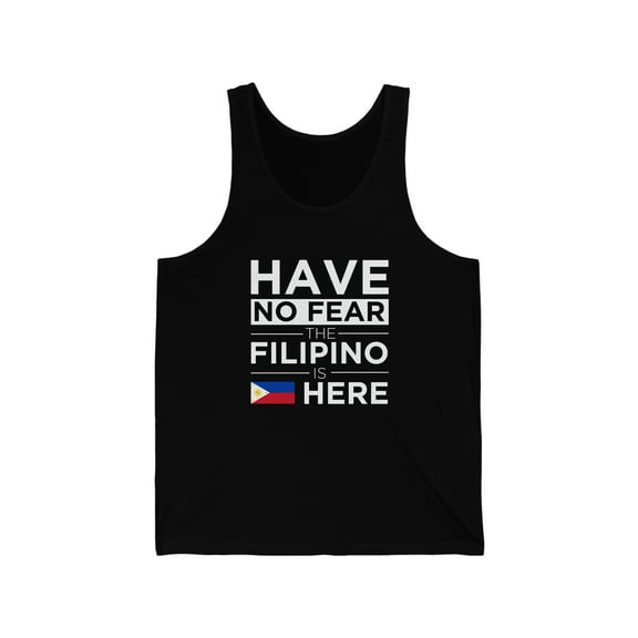 Have No Fear The Filipino is here Philippines Pride Unisex Tank Top, XS-2XL