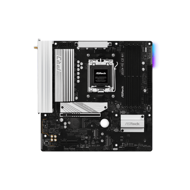ASRock B650M Pro x3D RS WiFi AM5 AMD B650 SATA 6Gb/s Micro ATX
