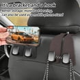 thumbnail image 5 of Car Seat Back Hook with Phone Holder, 22 lb Capacity for Secure Storage, Organize Groceries and Bags on Road Trips, 5 of 5