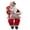 A, variant on XMMSWDLA 13.7inch Santa Claus Figure Sitting Christmas Decoration Ornament Doll with Gift Bag Traditional Red Santa Claus Figure for Window Table Home Display Christmas Party Decoration Santa Claus