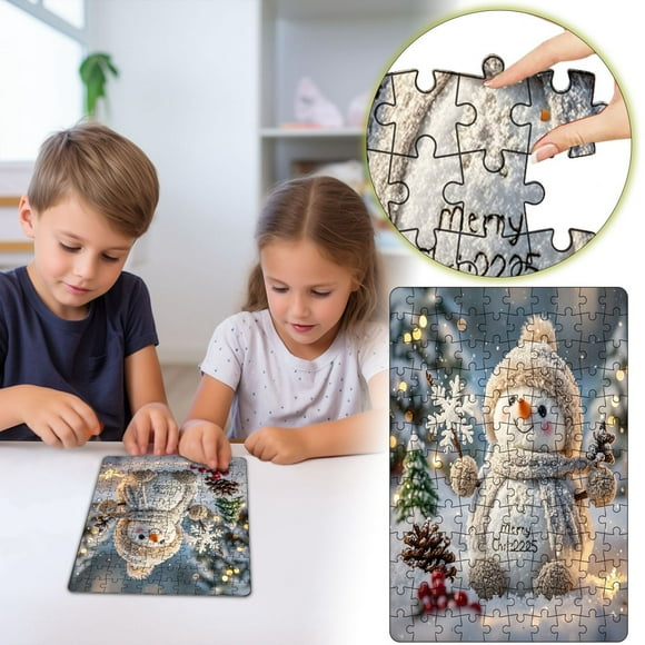 Puzzle Games for Kids and Adults Family Interactive Entertainment Educational Puzzle Games Suitable for Holiday Puzzles
