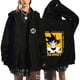 thumbnail image 2 of Anime japonés otoño e invierno nuevo Dragon Ball Muscle Goku estampado cremallera más sudadera de terciopelo chaqueta con capucha top, 2 of 5