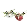 thumbnail image 3 of Matsuzay 2 piezas campana de Navidad adorno estilo Retro campanas artesanía Lino corbatín simulación bayas rojas árbol de Navidad colgador Kits de decoración para fiestas, 3 of 6