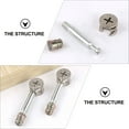 thumbnail image 4 of MasteelfCA 20 Sets Furniture Connecter Cam Lock Fitting for Cabinet Drawer Panel Connecting, 4 of 7