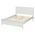 thumbnail image 3 of Baxton Studio Neves Classic and Traditional White Finished Wood Queen Size Platform Bed, 3 of 9