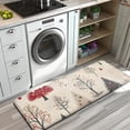 thumbnail image 3 of Beige Christmas Tree Pattern Kitchen Rug Mat,Kitchen Runner Rugs Non Skid Washable,Decorative Kitchen Floor Mats for Kitchen,Sink,Laundry,17"x47.2", 3 of 7