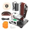 thumbnail image 1 of Multifunctional Desktop Vertical Miniature Mini Electric Belt Machine DIY Polishing Machine Fixed Angle Grinder ,Wide Use, 1 of 5