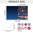 thumbnail image 2 of PMHZI 250th Anniversary Patriotic Greeting Cards, 24-pack Bulk A2 Size Set with Envelopes & Stickers for 4th of July, 2 of 6
