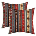 thumbnail image 4 of Aztec Decorative Square Pillow Case 22x22 Inch, Tribal Arrow Throw Pillow Cover, Vintage Southwestern Bohemian Pillow Cover, Western Star Exotic Geometric Diamond Room Decor, 4 of 6