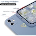 thumbnail image 3 of for iPhone 11 Case Cute Slim Shockproof Phone Case with Wireless Charging Support and Protection, Blue Grey, 3 of 7