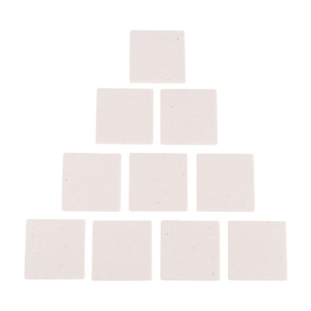 10 unidades de tapones de cerámica blanca para fragmentos de coral, suministros para decoración de coral, resistentes y de alto rendimiento, soporte p