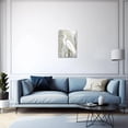 thumbnail image 2 of ZHONGYUTONG Heron Canvas Wall Art Coastal Bird Painting Prints Vintage Crane Pictures Egret Art Ocean Beach Animal Canvas Wall Decor for Bathroom Framed (28.00" x 42.00"), 2 of 5
