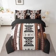 thumbnail image 2 of Erosebridal Western Aztec Bedding King Size, Boho Geometry Bed in a Bag King size, Rustic Cow Print Decor, Teen, Reversible, 2 of 5