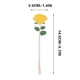 thumbnail image 2 of Marcapáginas metálico con forma de rosa para mujer | Marcapáginas con forma de flor grabada | Accesorio de lectura para amantes de los libros | Sujetapáginas para novelas, cuadernos, 2 of 2
