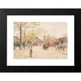 thumbnail image 2 of Rudolf Bernt 14x11 Black Modern Framed Museum Art Print Titled - Bridge of the Connecting Railway with the Invalid House, 2 of 5