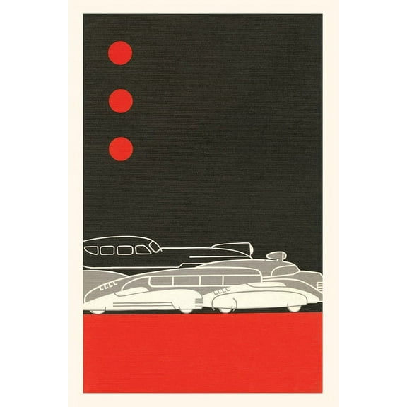 Pocket Sized - Found Image Press Journals: Vintage Journal Streamlined Cars (Paperback)