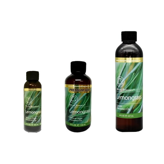 Mystic Romance Premium Home Fragrance Oil Scent LOMONGRASS SET 8FL  4FL 2FL.OZ 427 ML