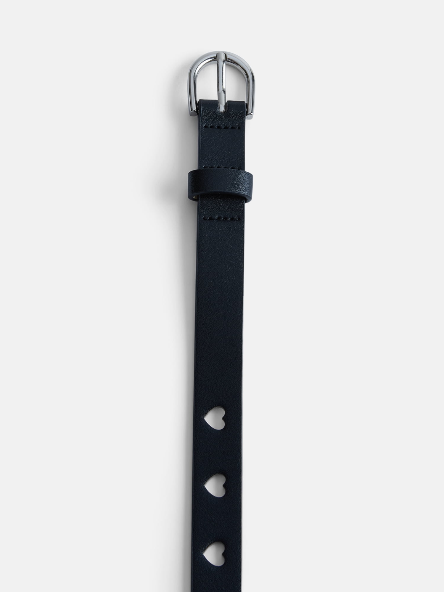 No Boundaries Women's Faux Leather Belts, 2 Pack