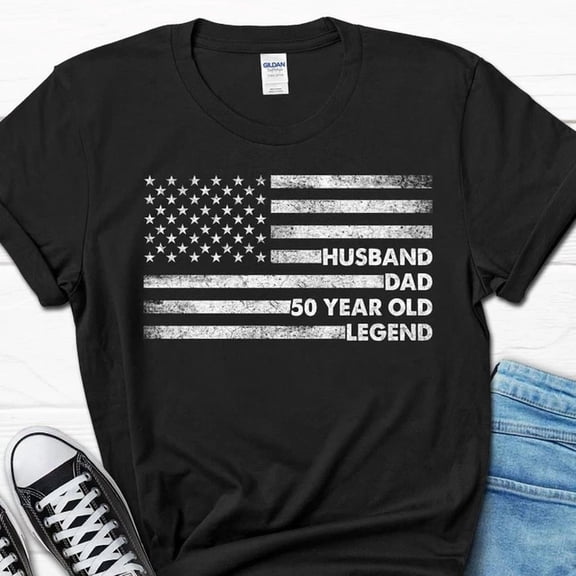 50Th Birthday Men'S Gift, Husband Dad 50 Year Old Legend Shirt For Him, Bor Unisex S-5XL Hot Trending Shirt, Vintage Birthday Gift