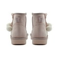 thumbnail image 3 of Kids Winter Snow Boots, Girls Boys Comfy Faux Fur Lined Short Boots Slip On Furry Outdoor Warm Ankle Boot, 3 of 7