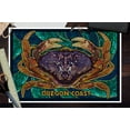 thumbnail image 2 of Oregon Coast, Dungeness Crab Mosaic (12x18 Wall Art Poster, Room Decor), 2 of 3