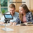 thumbnail image 5 of BEBANG 4.3" Coin Microscope, 1080p, 8 LED Lights, Digital Microscope for Adults Kids, Windows MacOS Compatible, 32GB, 5 of 9