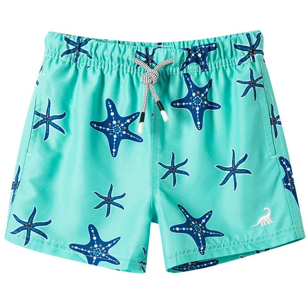 SURF CUZ Toddler Boys Swim Trunks Baby Swimwear Mesh Lined Little Boys