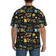 thumbnail image 3 of Fotbe Basketball Camisa Estampada de Manga Corta para Hombre, Casual de Verano, Estilo Playero, Sin Arrugas-Medium, 3 of 5