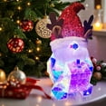 thumbnail image 6 of Sulaicai Lighted Prismatic Iridescent Santa Claus, 20 Inch Battery-Powered Iridescent Santa Claus Indoor Christmas Decoration Party Holiday Desktop for Home Decor, 6 of 7