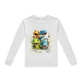 thumbnail image 3 of heyac Pajamas for Boys Long Sleeve Pullover Top Crewneck 2 Piece Pjs for Boys Kids Cartoon Dinosaur Homewear Clothes Soft Pajamas for Toddler Boys 3t, 3 of 3