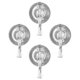 thumbnail image 2 of 4 Pack Suction Cup Hooks, Clear Reusable Heavy Duty Suction Cup Hooks p202411261245, 2 of 5