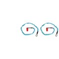 thumbnail image 4 of Kayak Rod Leash, 2Pcs Kayak Paddle Leash Easy Storing Nylon Rubber   For Boat Blue, 4 of 8