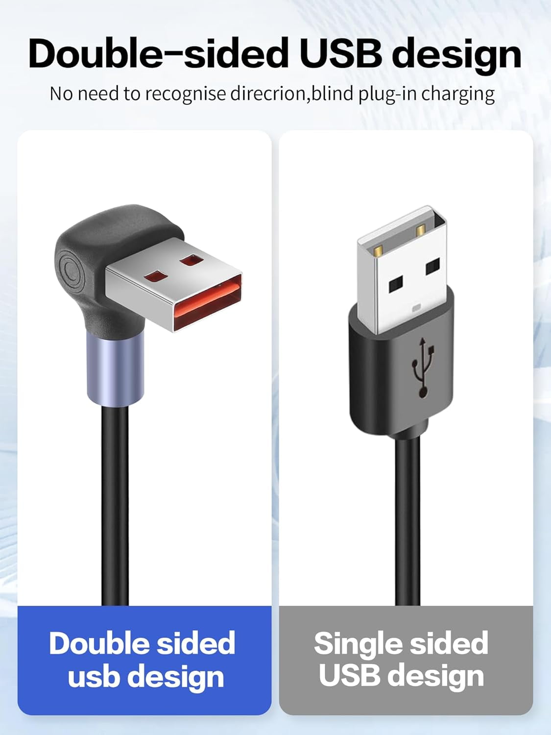 90-degree spiral to cable 3.2 feet 6/65 fast charging and data transmission retractable right-angle short cable suitable for mobile phones, Android cars (right-angle)