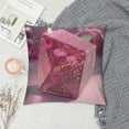 thumbnail image 2 of PRATYUS Decorative Couch Throw Pillow Covers, Square Set Cushion Case, Soft Couch Pillow Covers - Rose Gold Faux Glitter White, 2 of 5