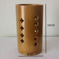 thumbnail image 3 of 1pc Natural Bamboo Utensils Chopsticks Holder Kitchen Flatware Organizer, 3 of 4