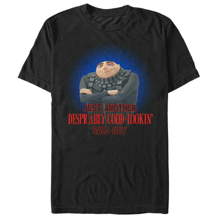 Despicable Me Men's Gru Bald Guy T-Shirt (Best Clothes For Bald Guys)