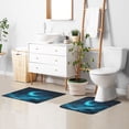 thumbnail image 5 of 2 Piece Soft Bathroom Rug Set Ethereal Moonlit Night Background Bath Mat and U-Shaped Toilet Contour Rug (16"x24"+20"x24"), 5 of 5