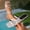 White, variant on Women's Flat Sandals Square Toe Polka Dot Print Minimalist Slip On Casual Daily Vacation Shoes